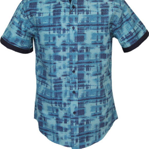 5X Mens Big Tall Short Sleeve Microfiber Shirt 5XL - Picture 4 of 5